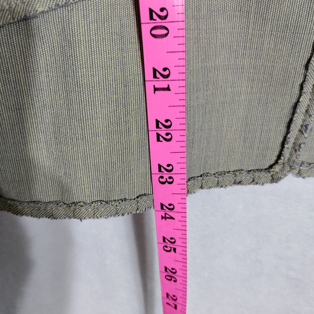Piazza Sempione Gray Wool Blend Whipstitch Trim Blazer IT 40 Made in Italy - Picture 7 of 9